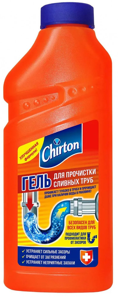 Гель для прочиски сливных труб | Chirton