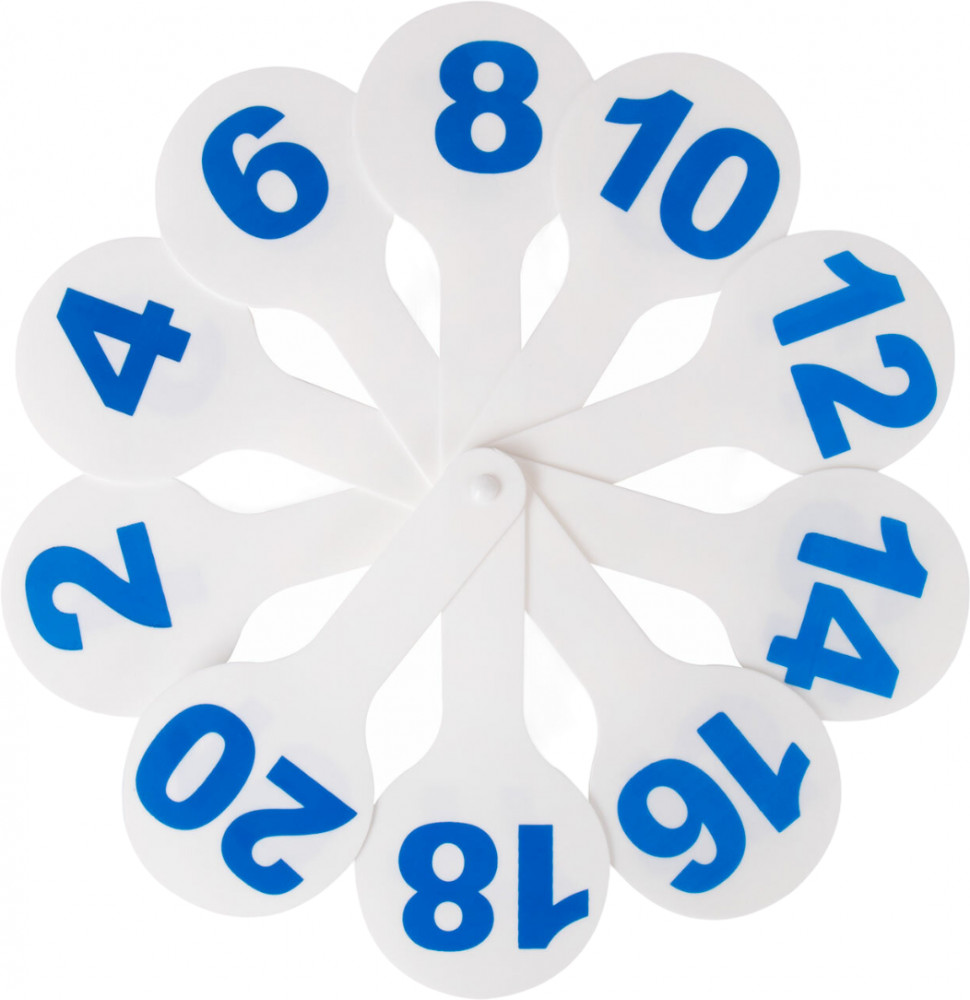 Веер-касса цифр от 1 до 20 | Юнландия