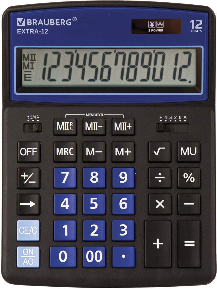 Калькулятор настольный | Extra | Brauberg