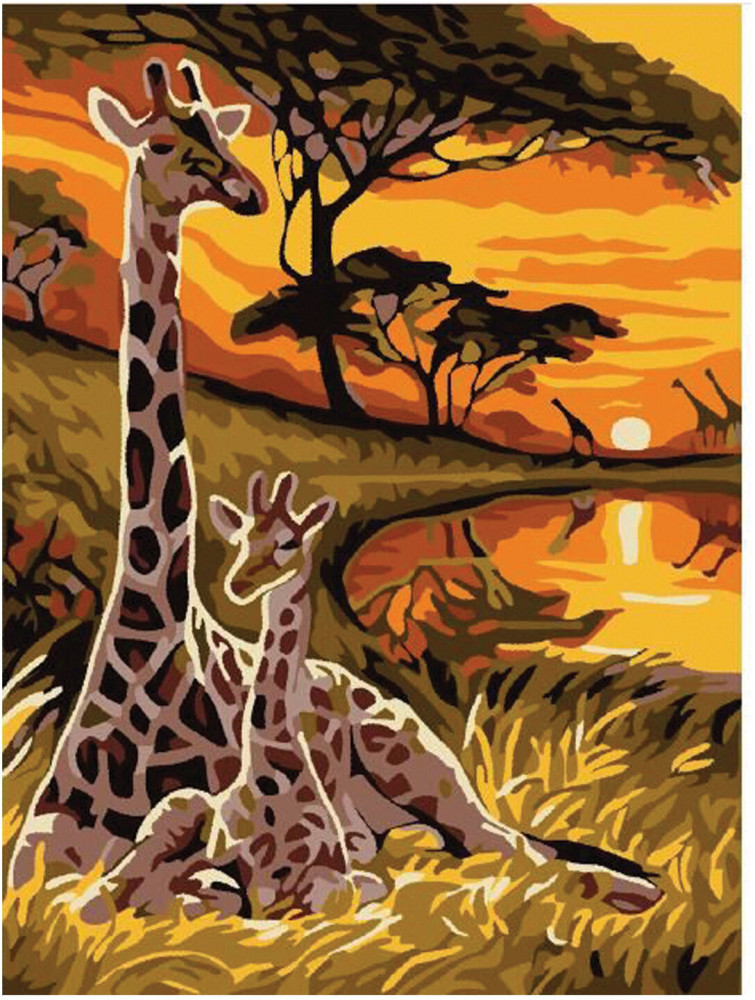 Картина по номерам «Саванна» | Юнландия