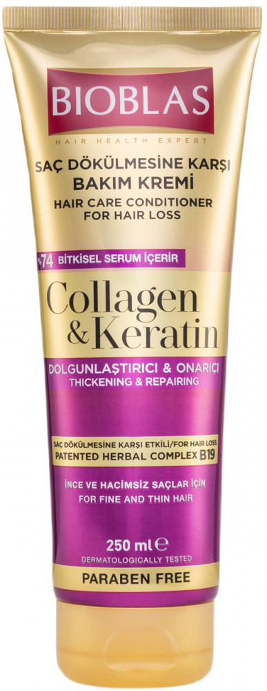 Кондиционер против выпадения волос с коллагеном и кератином | Bioblas