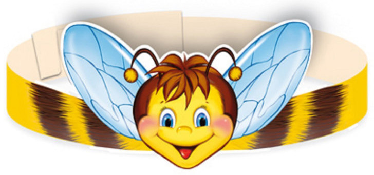 Маска-ободок «Пчёлка» | Маски-ободки