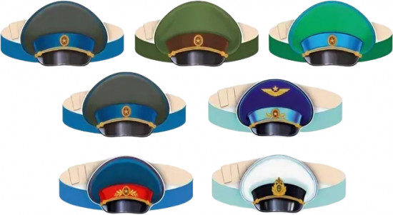 Комплект масок-ободков «23 февраля»