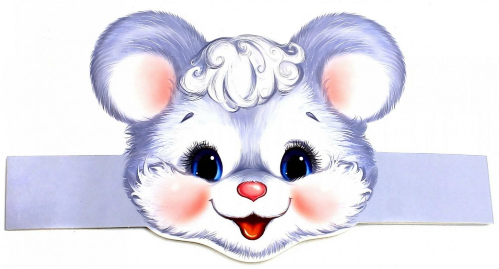 Маска-ободок «Мышонок» | Маски-ободки