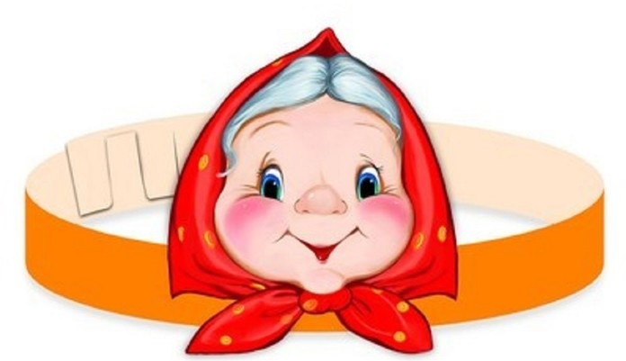 Маска-ободок «Бабуля» | Маски-ободки