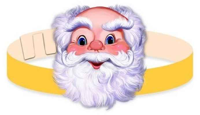 Маска-ободок «Дед» | Маски-ободки