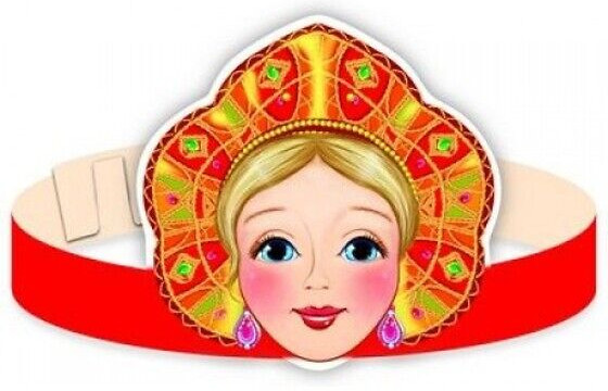 Маска-ободок «Царевна» | Маски-ободки