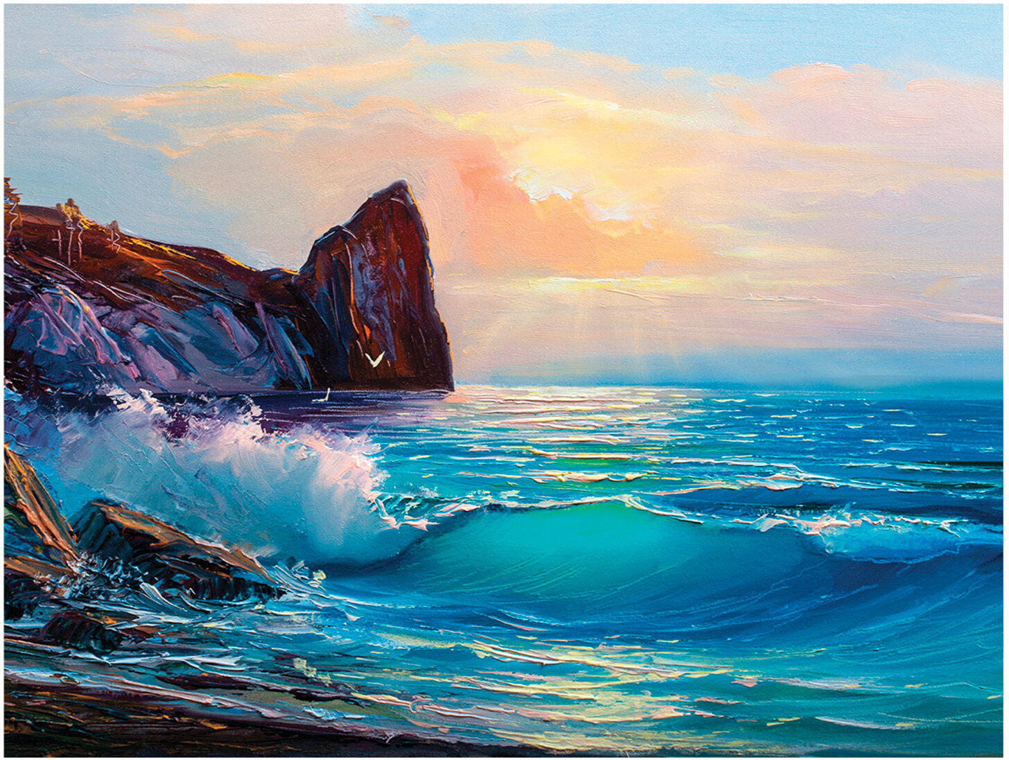 Мозаика алмазная «Море» | Остров сокровищ