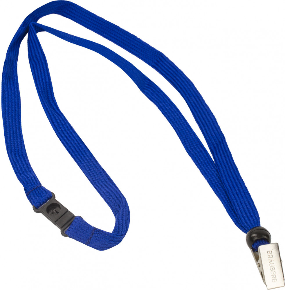 Шнурок для бейджа текстильный | Brauberg