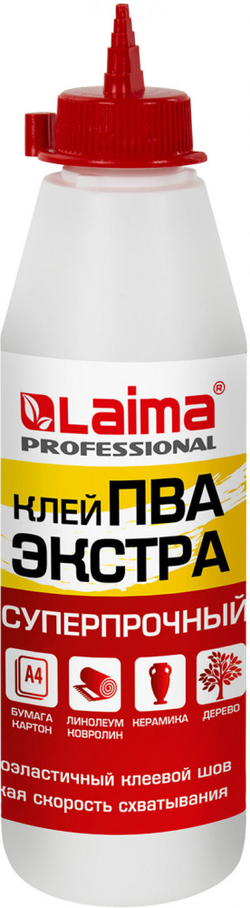 Клей ПВА суперпрочный | Экстра | Laima
