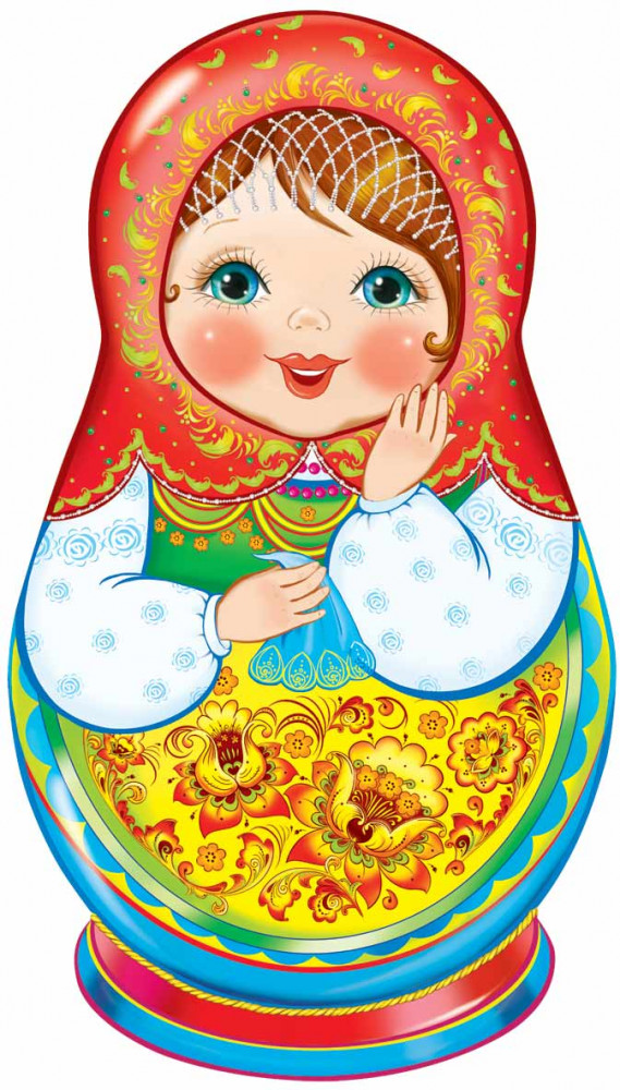 Плакат вырубной «Матрешка-2» | Фигурная вырубка