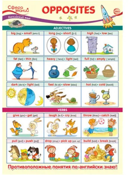 Плакат «Opposites» | Сфера знаний