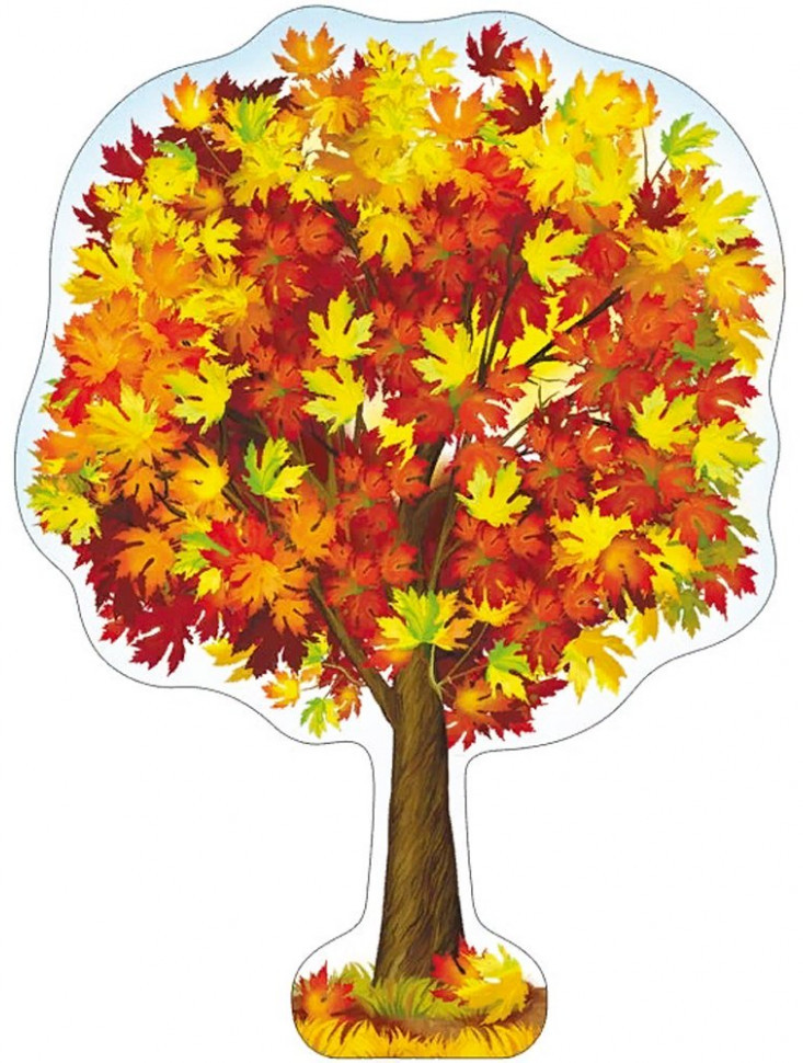Плакат вырубной «Клен осенний» | Плакат вырубной А2