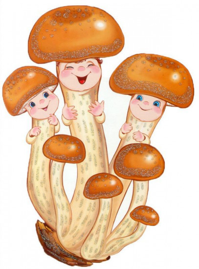 Плакат вырубной «Гриб-опята»