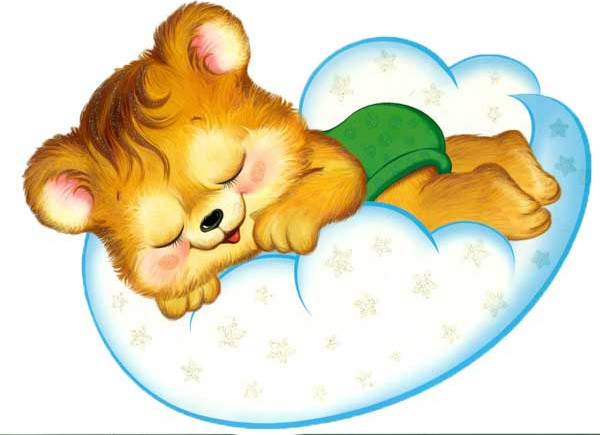 Плакат вырубной «Медвежонок на облачке» | Плакат вырубной А4