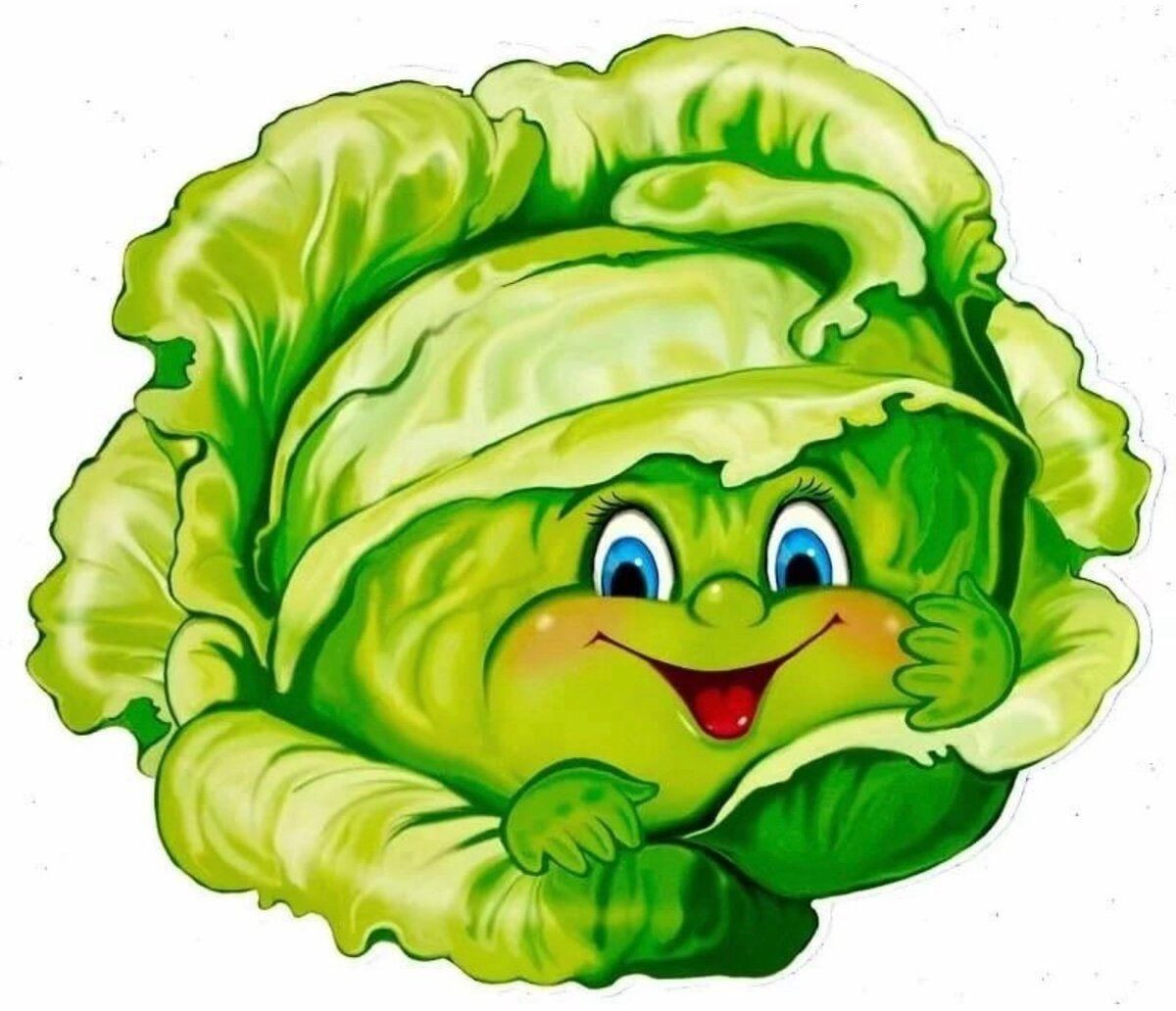 Плакат вырубной «Капуста» | Плакат вырубной А4