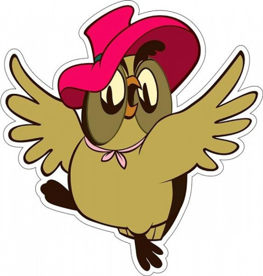 Плакат вырубной «Сова»