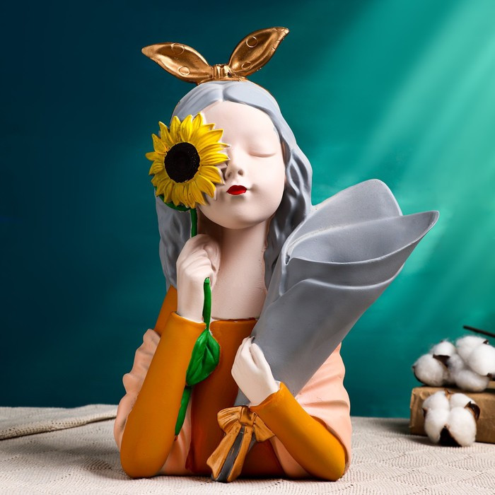 Ваза «Девочка с подсолнухом» | 8 Марта | Take it easy