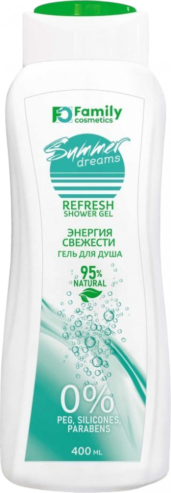 Гель для душа «Энергия свежести» | Summer dreams | Family cosmetics