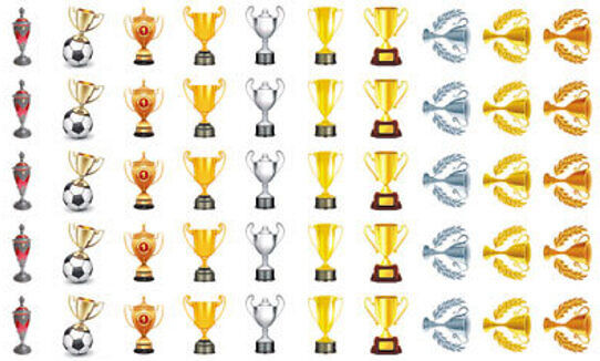 Наклейки для поощрения «Кубки» | Наклейки поощрительные