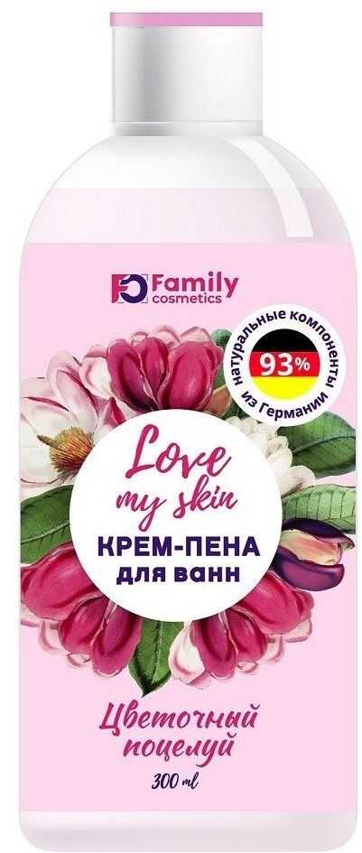 Крем-пена для ванн «Цветочный поцелуй» | Love my | Family cosmetics
