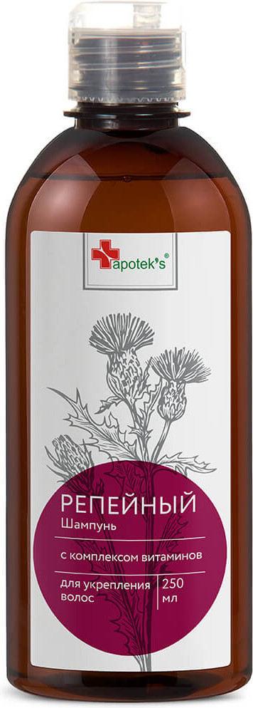 Шампунь для волос с комплексом витаминов «Репейный» | Apotek's
