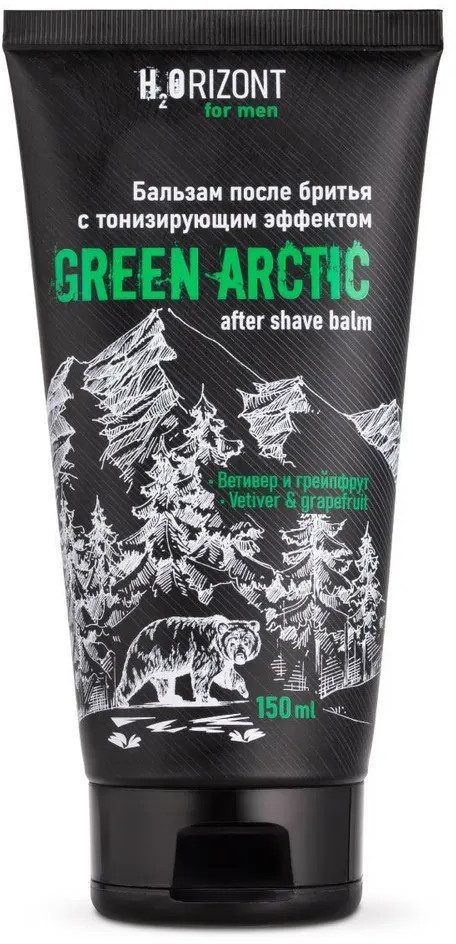Бальзам после бритья тонизирующий «Green Arctic» | H2Orizont | Family cosmetics
