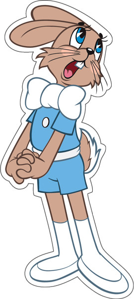 Плакат вырубной «Заяц поёт» | Плакат вырубной А4