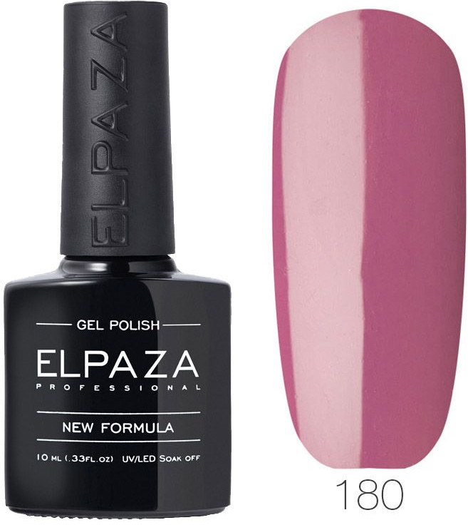 Гель-лак для ногтей, оттенок 180 Тёмная сирень | Elpaza Professional