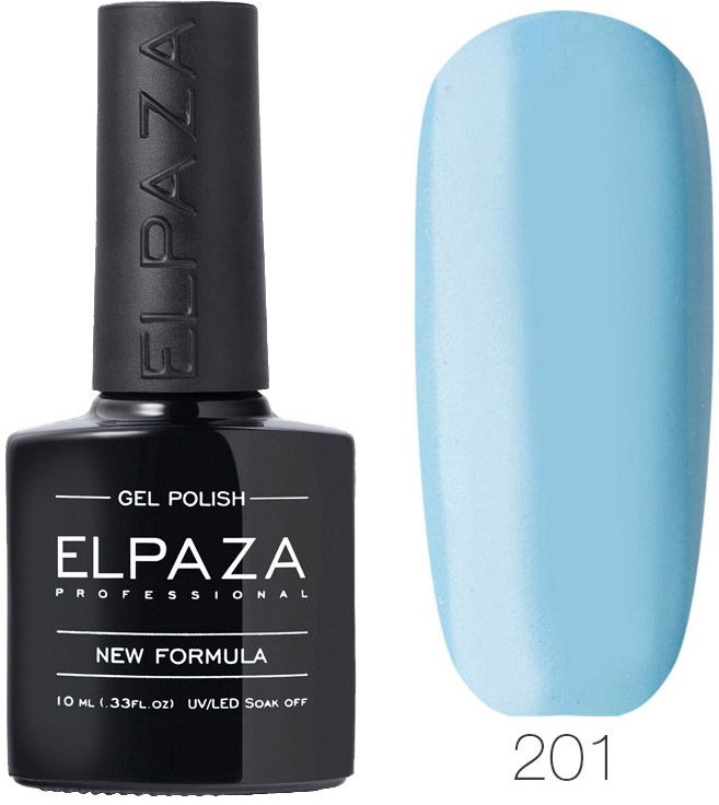 Гель-лак для ногтей, оттенок 201 Лазурная гавань | Elpaza Professional