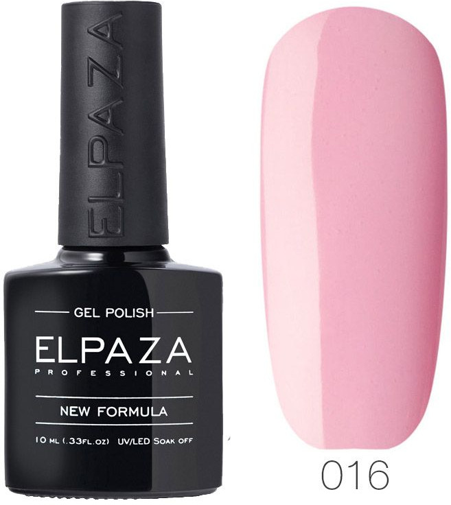 Гель-лак для ногтей, оттенок 016 Клубника со сливками | Elpaza Professional