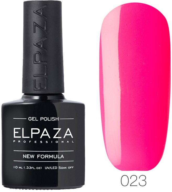 Гель-лак для ногтей, оттенок 023 Розовый неон | Elpaza Professional