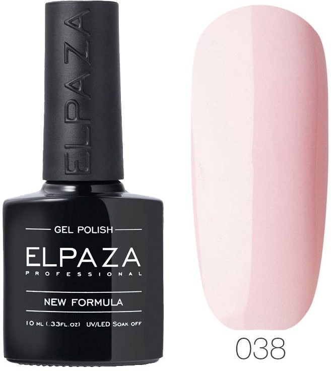 Гель-лак для ногтей, оттенок 038 Волшебный туман | Elpaza Professional