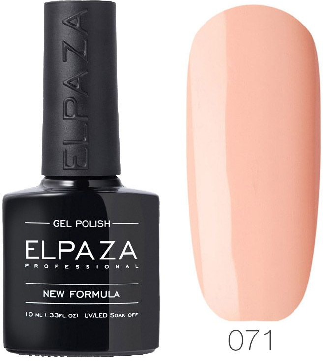 Гель-лак для ногтей, оттенок 071 Ванильный мусс | Elpaza Professional