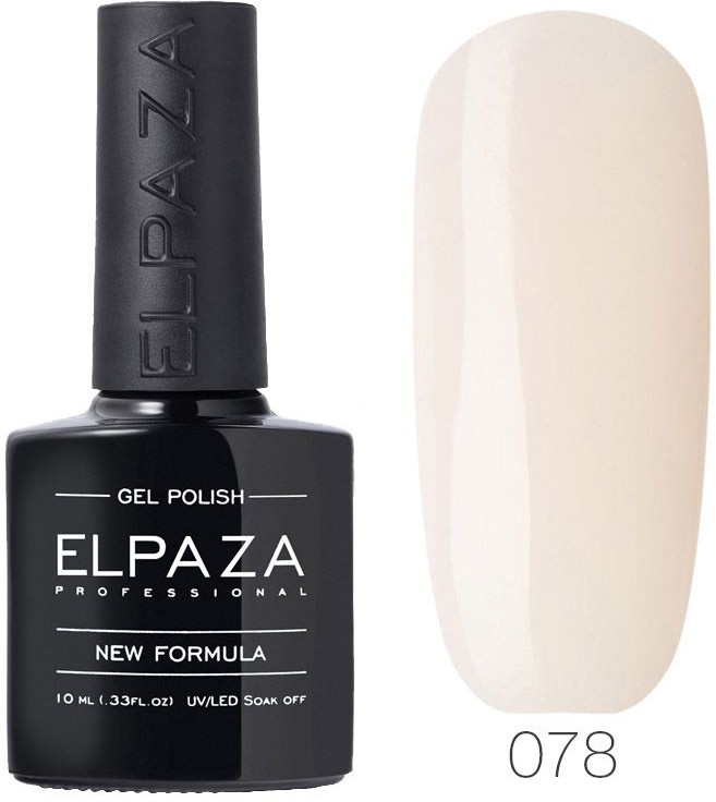 Гель-лак для ногтей, оттенок 078 Розовая вуаль | Elpaza Professional