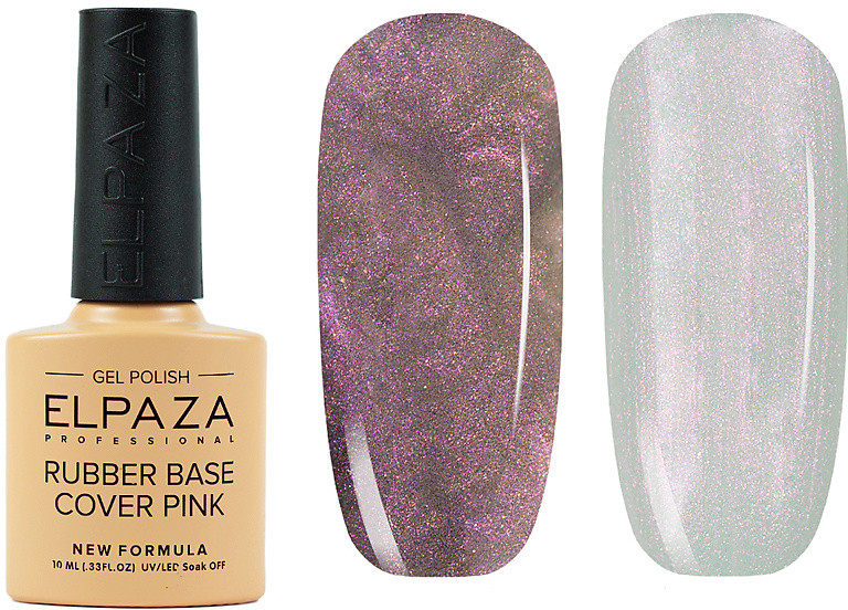 Покрытие базовое каучуковое, оттенок 007 Pearl | Cover pink | Elpaza Professional