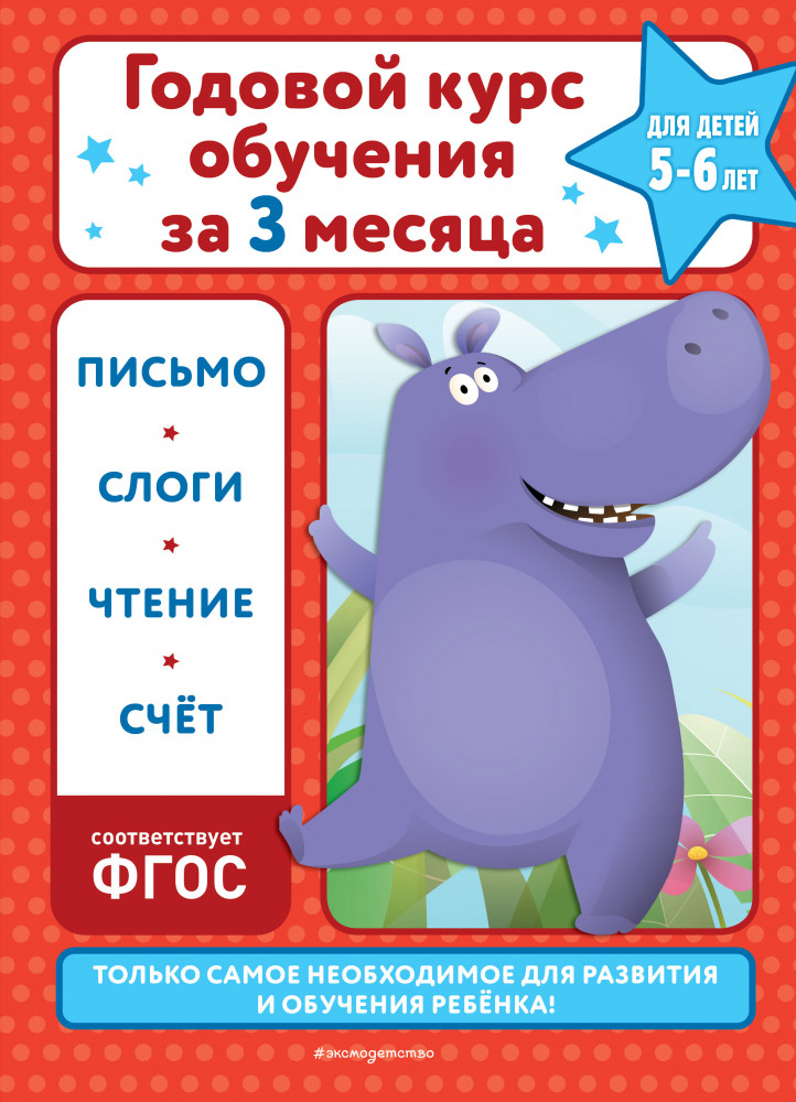 Годовой курс обучения за три месяца: для детей 5-6 лет | Ускоренное развитие. Годовой курс за три месяца