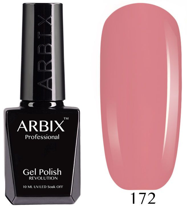 Гель-лак для ногтей, оттенок 172 Сатин | Arbix