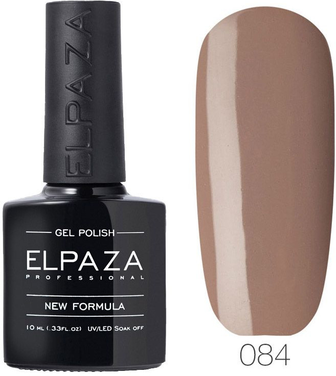 Гель-лак для ногтей, оттенок 084 Кофе с молоком | Elpaza Professional
