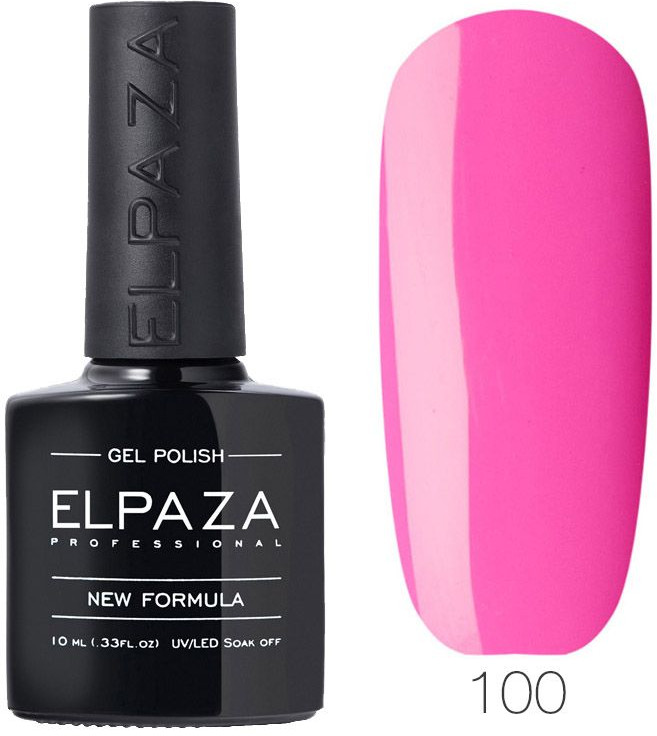 Гель-лак для ногтей, оттенок 100 Розовый фламинго | Elpaza Professional