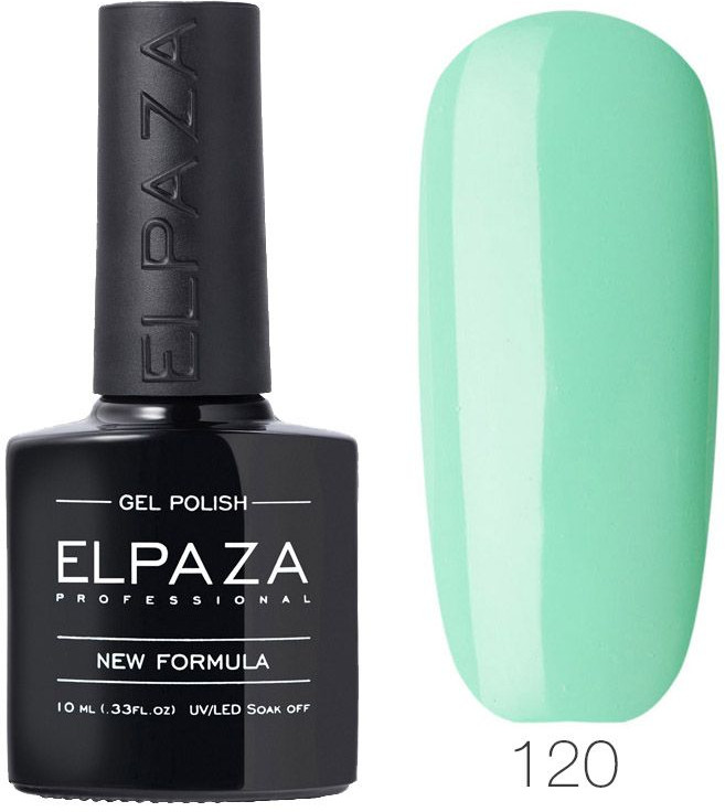 Гель-лак для ногтей, оттенок 120 Мята | Elpaza Professional