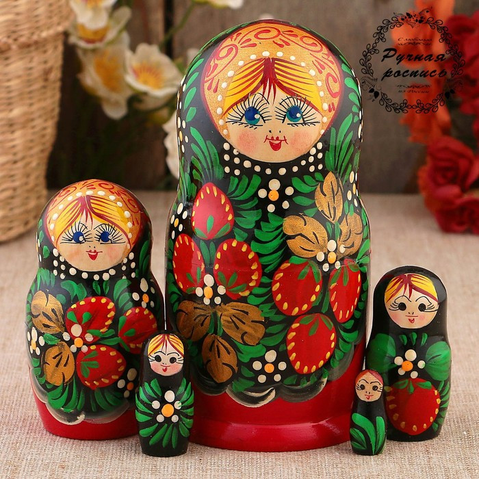Набор матрёшек «Земляничка»