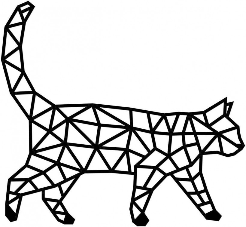 Панно настенное «Кошка» | Дизайн/декор | EWA Eco-Wood-Аrt