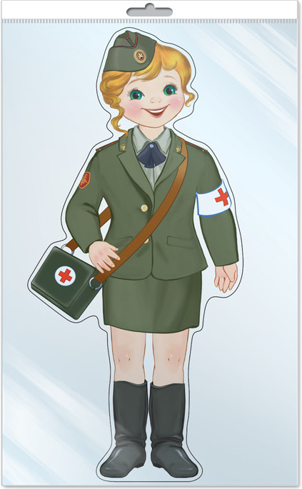 Плакат вырубной «Санитарка» | Фигурная вырубка