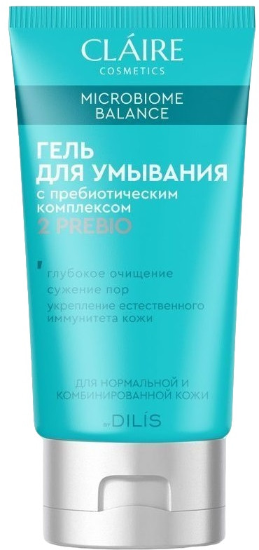 Гель для умывания для нормальной и комбинированной кожи | Microbiome Balance | Claire Cosmetics