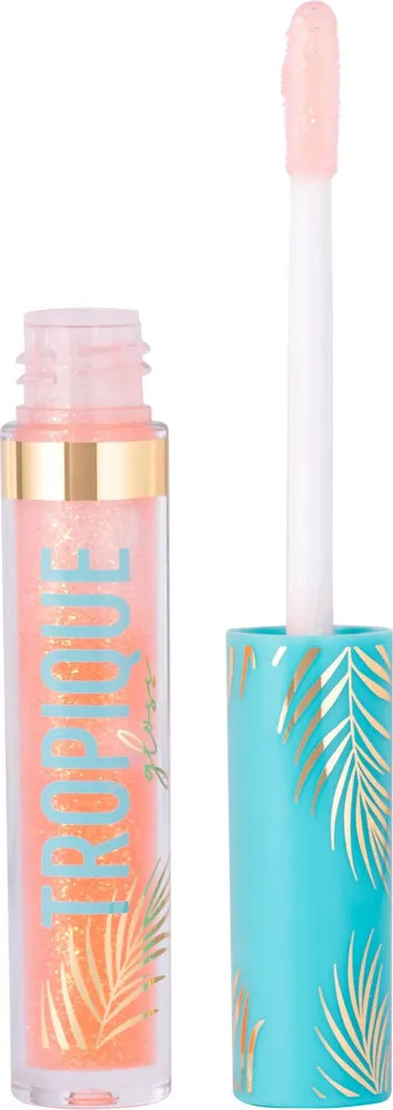 Блеск для губ «Tropique Gloss», тон 12 Персиковый с золотым глиттером | Vivienne Sabo