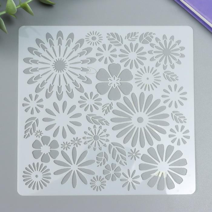 Трафарет «Аромат цветов» | 8 Марта