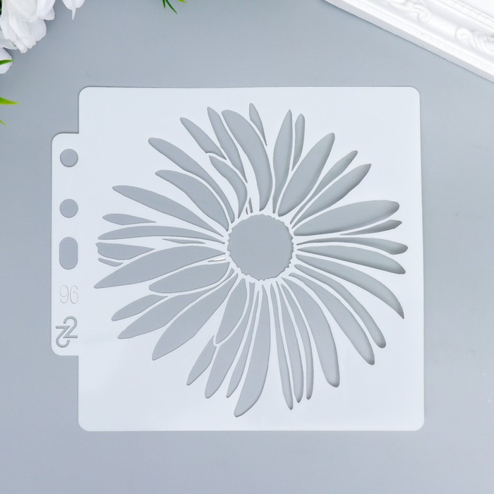 Трафарет «Ромашка» | 8 Марта