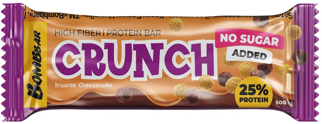 Батончик глазированный «Кранч Брауни Чизкейк» | Bombbar