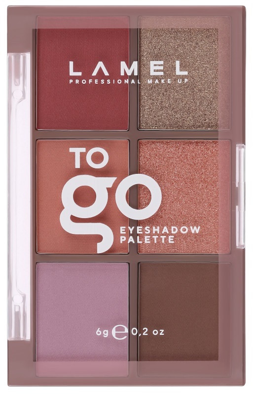 Палетка теней для век, оттенок 404 | To go | Lamel